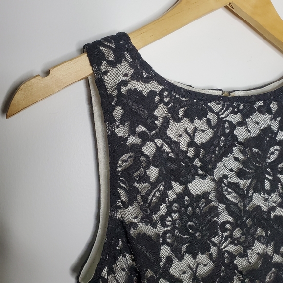 MANGO MOMENTS black lace dress - Picture 3 of 11